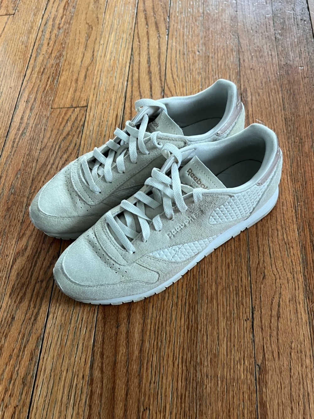 Reebok Classic Leather Suede Low-Profile Sneakers
